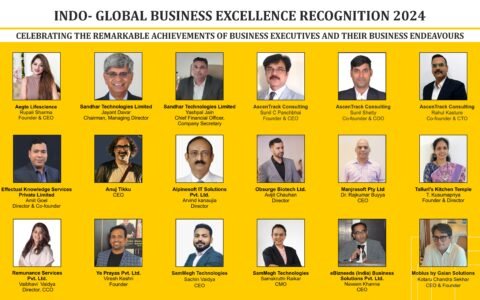 Indo- Global Business Excellence Recognition 2024