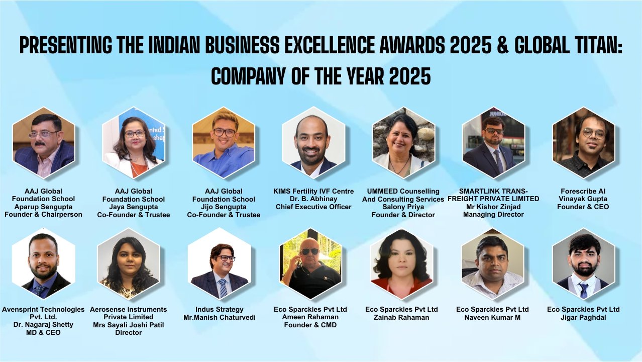 Presenting the Indian Business Excellence Awards 2025 & Global Titan: Company of the Year 2025